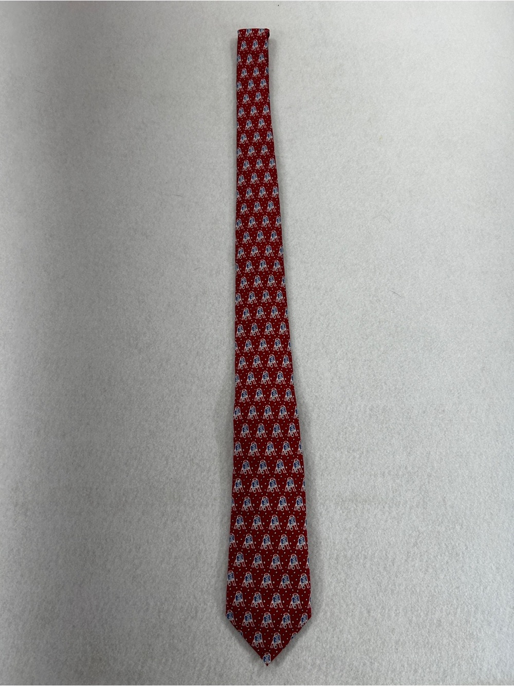 Vineyard Vines New England Patriots Pat Patriot Silk Tie